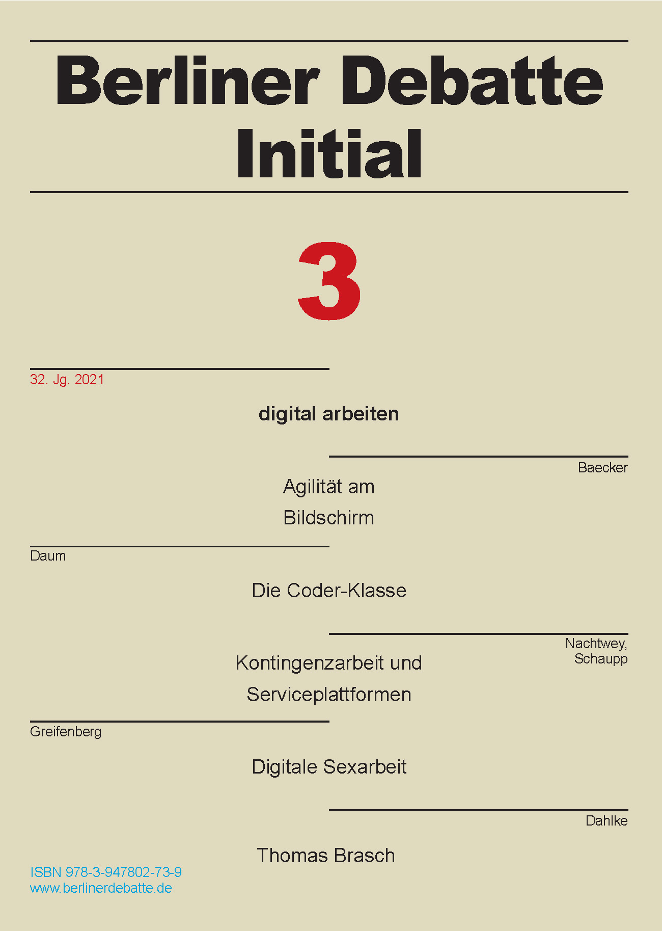 Berliner Debatte Initial 3: digital arbeiten