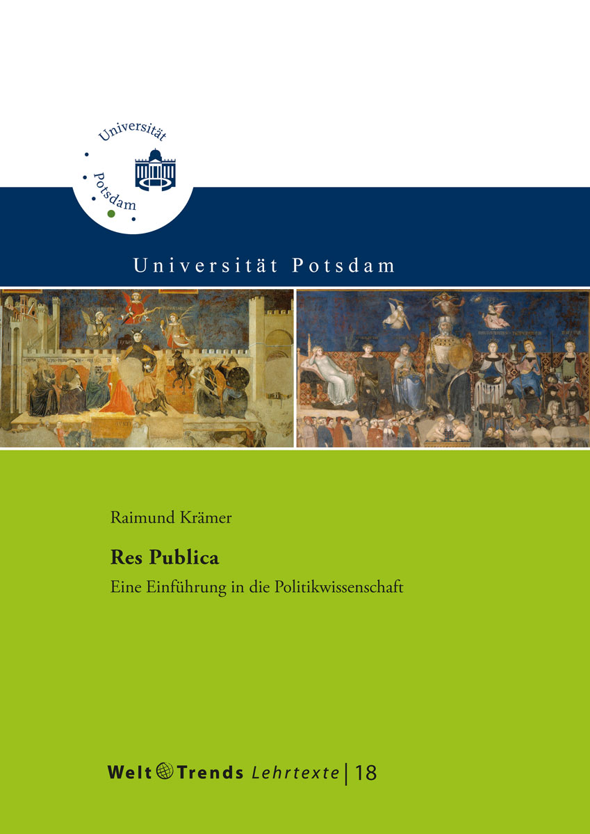 Raimund Krämer: Res Publica. Eine Einführung in die Politikwissenschaft. WeltTrends Lehrtexte 18, Cover