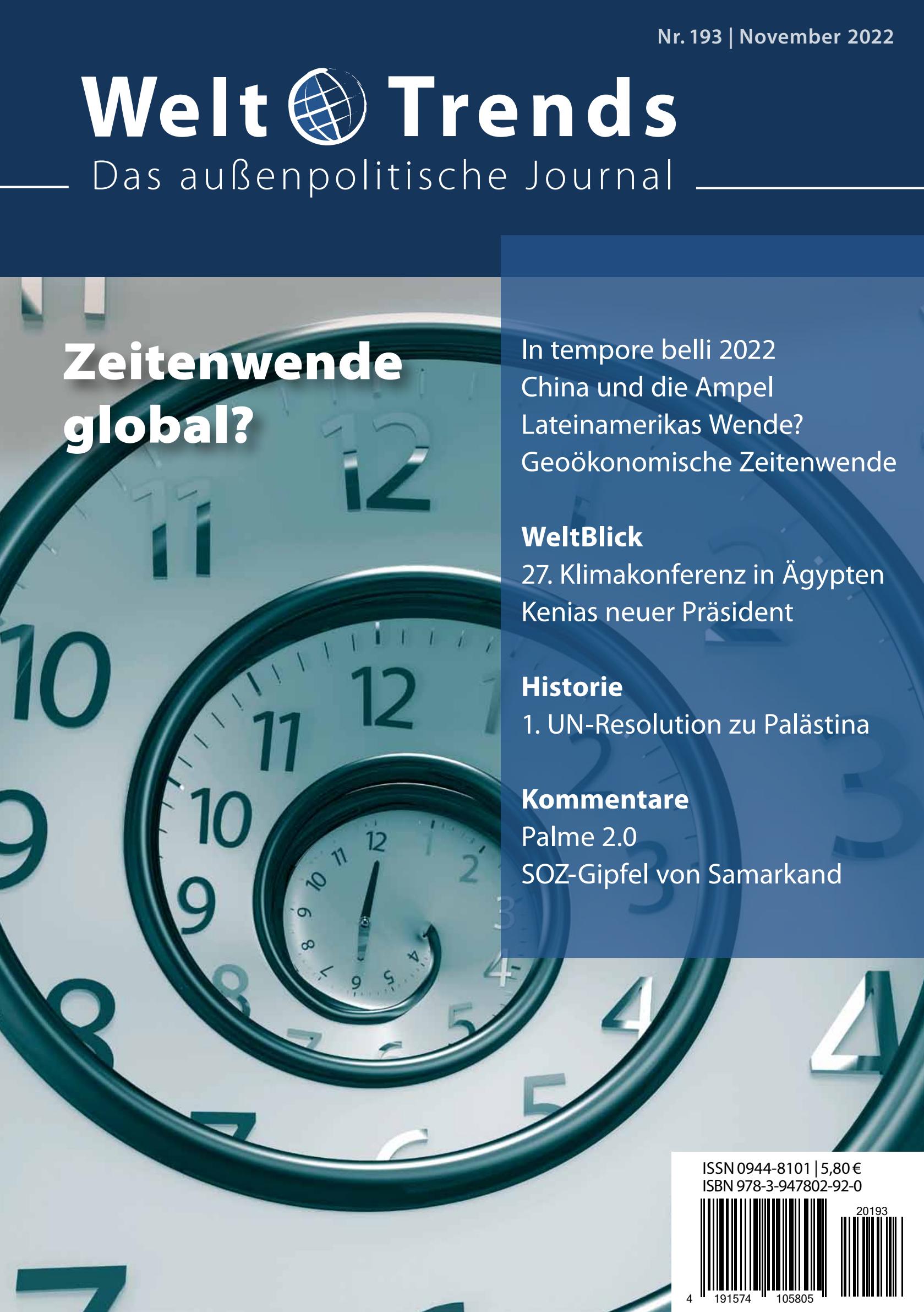WeltTrends 193: Zeitenwende global?